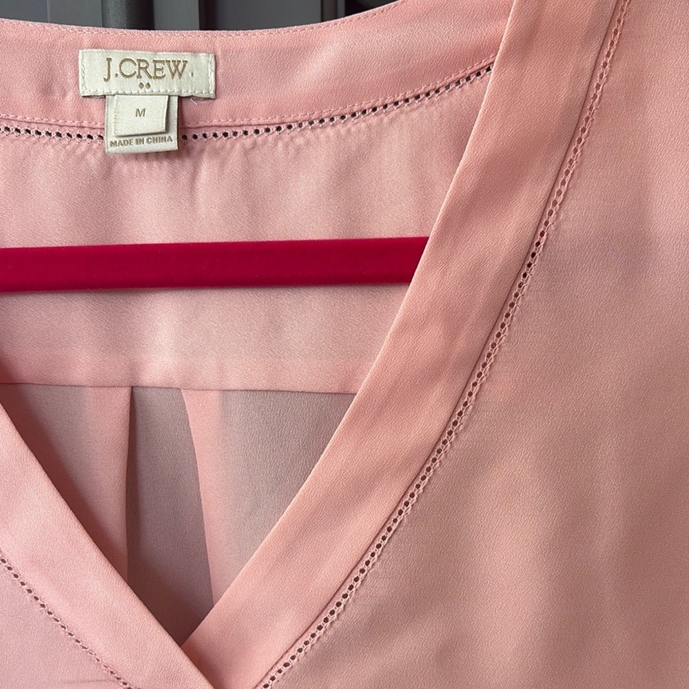 JCrew Women's Pink Blouse - Picture 4 of 4